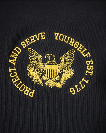 MONOCHRXME POLO BLACK