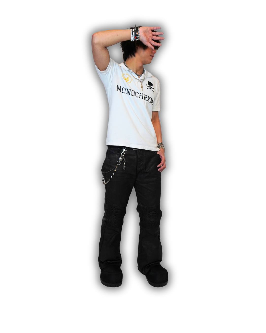 MONOCHRXME POLO WHITE