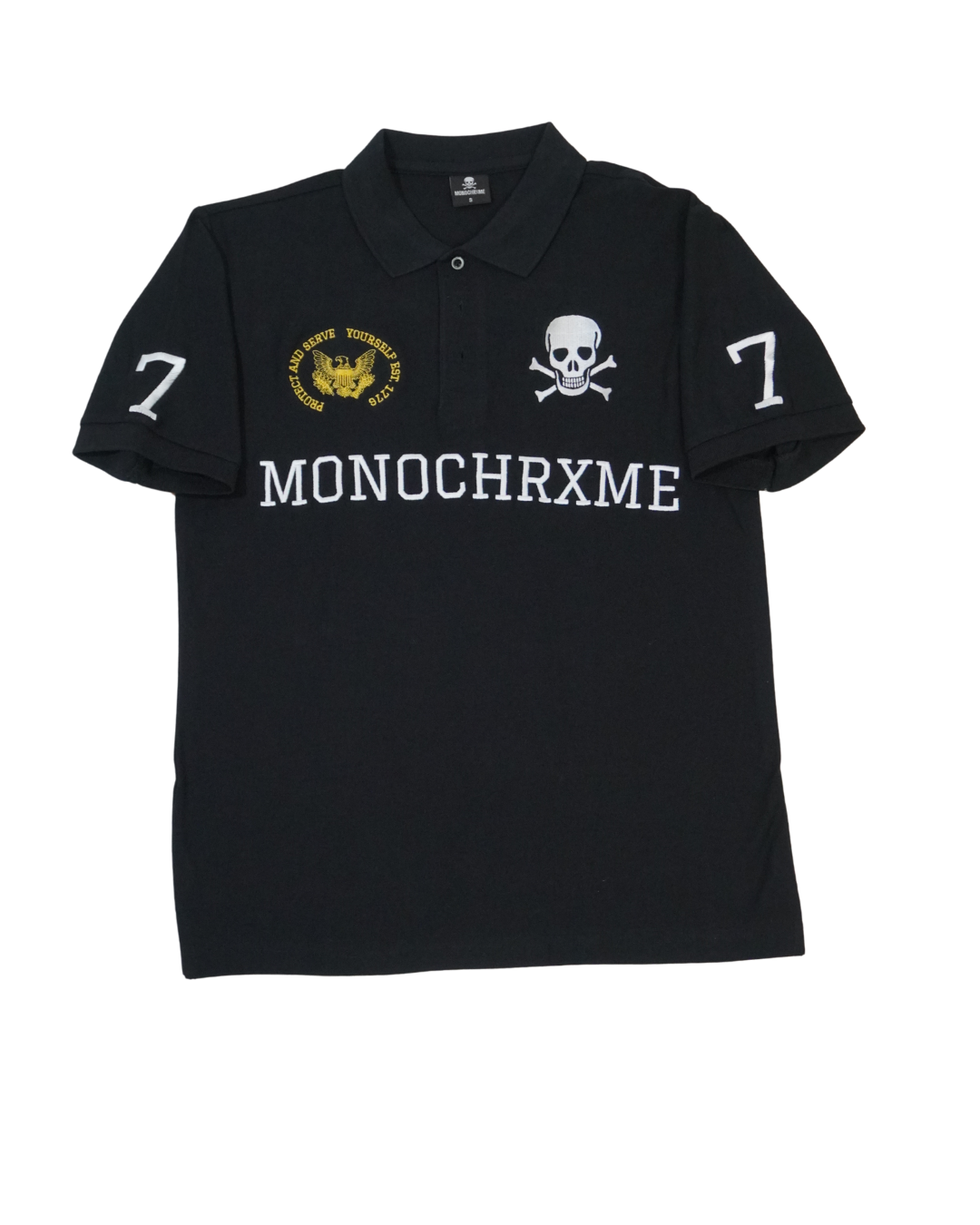 MONOCHRXME POLO BLACK